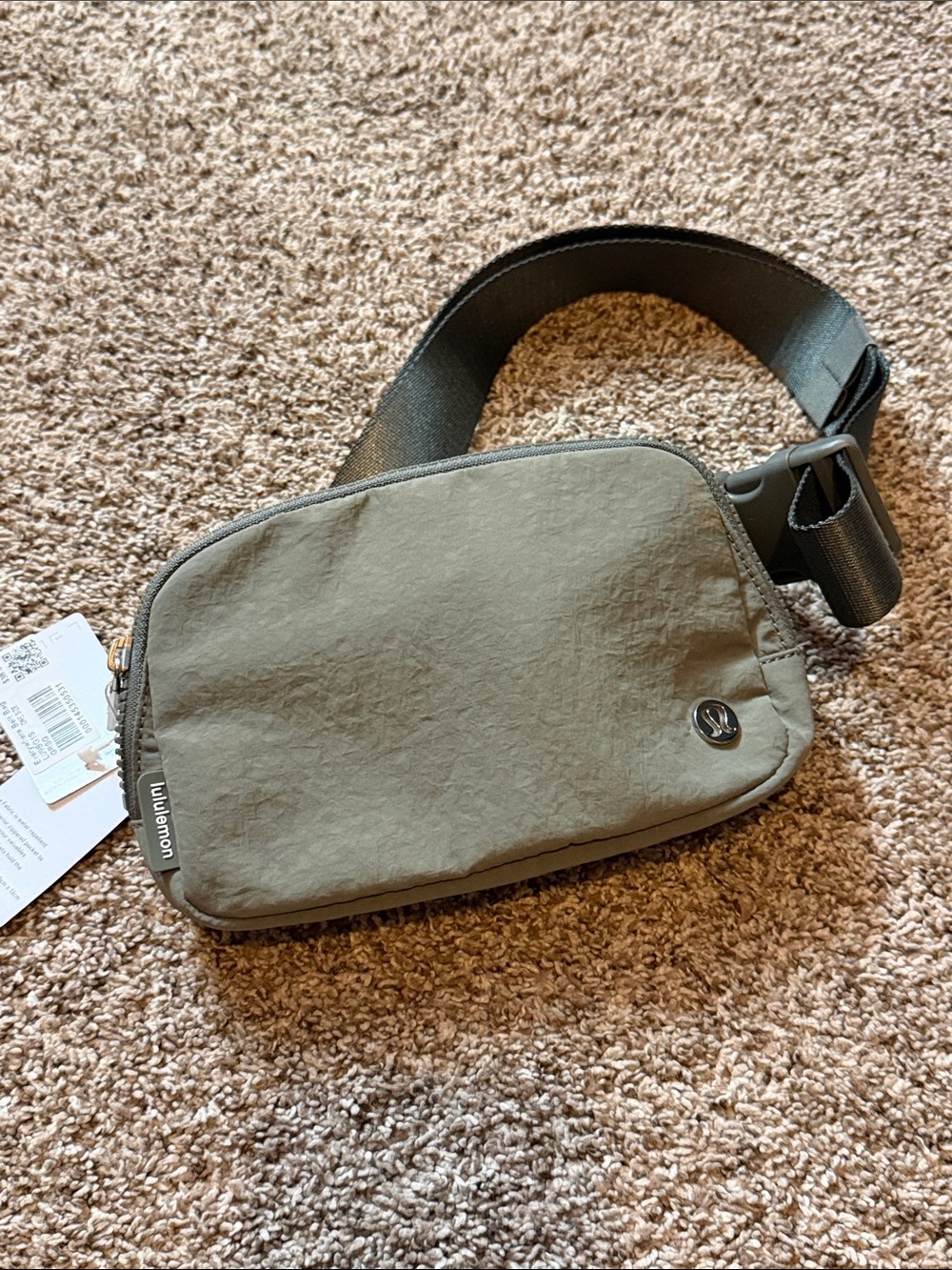 lululemon athletica Olive Green Crossbody Belt Bag